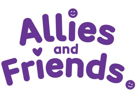Allies and Friends logo in purple