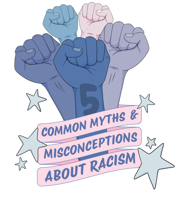 "5 Common Myths and Misconceptions about racism" artwork