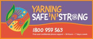 Yarning Safe’n’Strong Logo