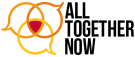 Logo for All Together Now, depicting three overlapping circular shapes and the words 'All Together Now'